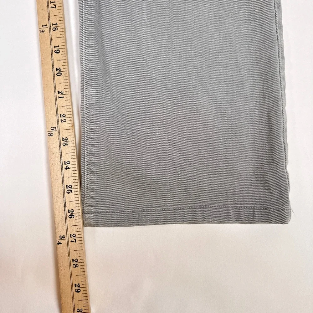 Mott & Bow Jeans Mens 36x30 Gray Twill Stretch Minimalist Mercer Straight Pants - Picture 5 of 9